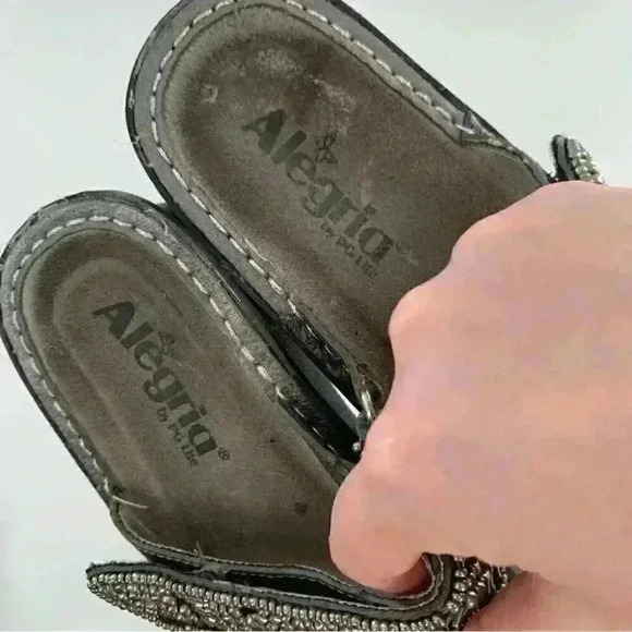 Alegria Car-264 womens platform size 35 pewter comfort orthopedic - Picture 10 of 15